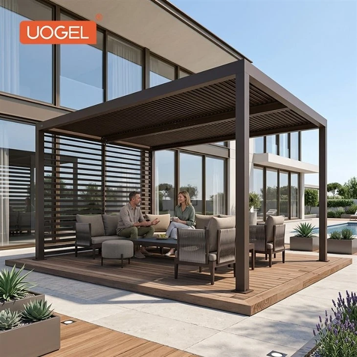 26.8.11-Luxury Aluminum Outdoor Pergola-1