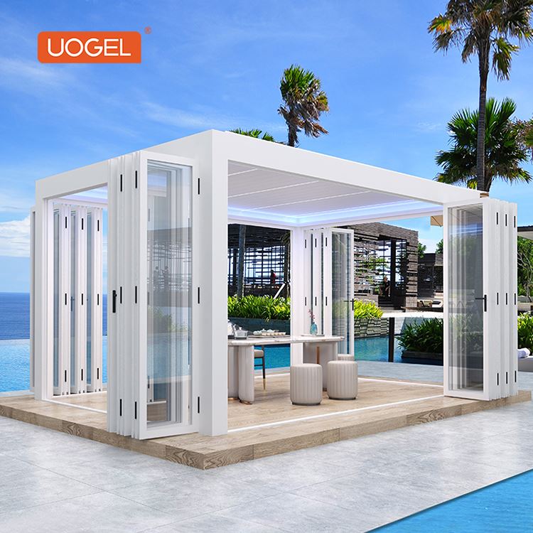 Pergola Folding Glass Doors